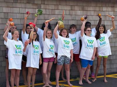 Kids have been encouraged through the Wellness Foundation of East Hampton’s programs to become “wellness warriors” to spread the word about healthier living.