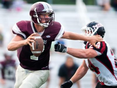 Cort Heneveld makes a move during a September 2013 game.