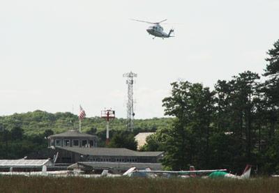 Democrats running for town board have pledged not to take federal grants for the East Hampton Airport in order to seek more local control over its operation.