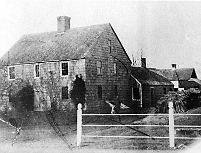 Original 17th-century Conklin farmstead, on Main Street, Amagansett