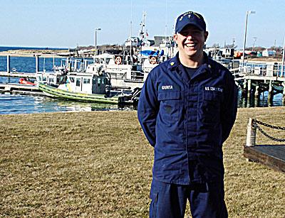 Machinist Technician Second Class Brian Giunta is now serving at the Montauk Coast Guard station following a tour in the North Arabian Gulf.