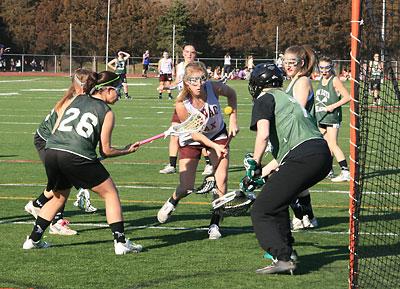 East Hampton’s attack put a lot of pressure on William Floyd’s highly rated goalie.