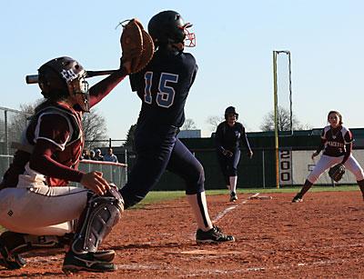 Kathryn Hess, left, Casey Waleko’s battery mate, is expected to play at the University of Dayton.