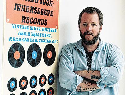 Starting next month, Craig Wright will sell new and used LPs, CDs, concert posters, and music memorabilia at Innersleeve Records in Amagansett Square.