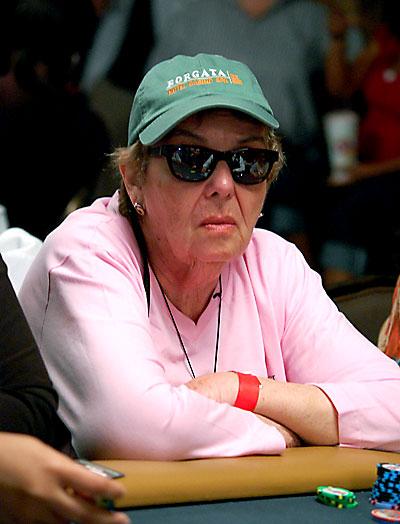 Lona Rubenstein of East Hampton agreed to split the first and second-place prizes for a World Poker Classic game.