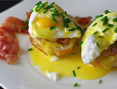 A Mother’s Day brunch complete with eggs Benedict is a traditional way to observe the holiday on Sunday.