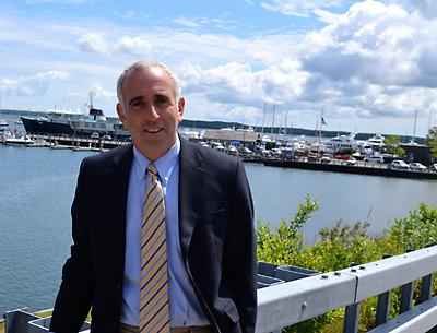 Suffolk Legislator Jay Schneiderman supports the county’s licensing of a passenger ferry to run between Sag Harbor and Greenport.