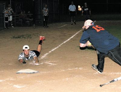 CfAR’s Tommy Thorsen made it all the way around from second on Joe Sullivan’s single in the top of the fifth.