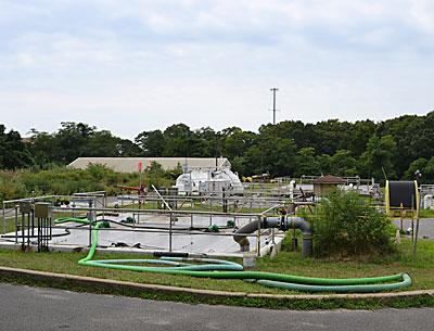 A political stalemate has developed over the fate of East Hampton Town’s sewage plant on Springs-Fireplace Road.