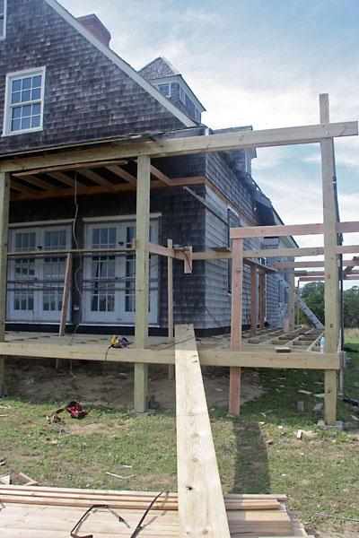 Work on the restoration of the 1902 building began last week.