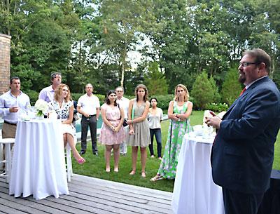 Luis CdeBaca, the ambassador to the Department of State’s office to monitor and combat human trafficking, spoke to guests at a cocktail party in Bridgehampton recently, warning that slavery could exist close to home.