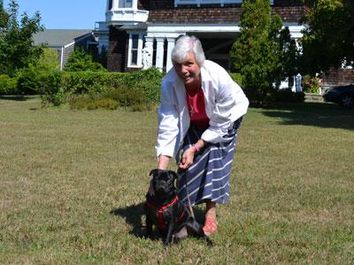 The public has been invited to meet Sister Ann Marino and Jack, a dog rescued from a puppy mill, on Sunday.