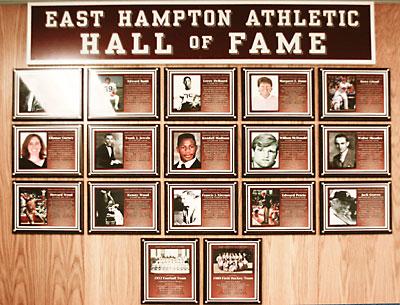 The Wall of Fame constructed by Richard Shilowich and Sheamus Gleeson has plenty of room for the inductees to come.