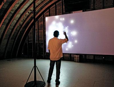 Simple hand motions or full body movements make “Dandelion Clock” an immersive and interactive piece.