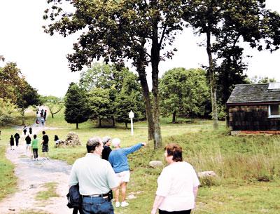 Former campers revisited a property in Springs on Saturday that was once home to the Fireplace Lodge girls camp.