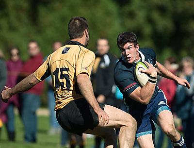 Connor Miller, Montauk’s inside center, had two of the Sharks’ eight tries.