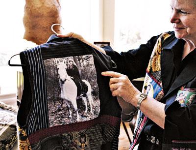 Linda Stein showed off a nearly complete, custom “bullyproof” vest while she proudly donned one of her own.