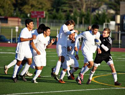 There was much for the county-champion East Hampton High School boys soccer team — which was to have played Jericho for the Long Island championship yesterday — to celebrate this week.