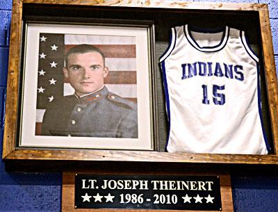 His last game was his best, said Lieutenant Theinert’s coach, Mike Mundy.