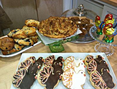 In addition to Thanksgiving pies and its regular goodies, the Sag Harbor Bakery will be offering turkey cookies to celebrate the holiday.