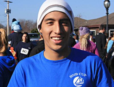 J.C. Barrientos also placed 19th in Thanksgiving Day’s 3-miler, in 19:28.86.