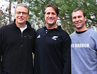 Fred Doss, Scott Bradley, and Ed Cashin hope the word gets out as to the good work Paddlers 4 Humanity is doing.