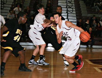 Thomas King, Bonac’s senior point guard, has impressed with his all-around play.