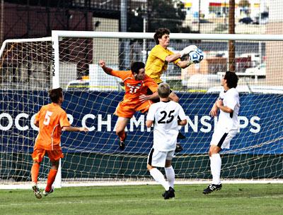 Brandon West, making a save above at the N.C.A.A. tournament, was tops in the country with 17 shutouts.	Messiah College AthleticsBrandon West, making a save above at the N.C.A.A. tournament, was tops in the country with 17 shutouts.