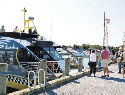 The resumption of last summer’s trial run of the Hampton Jitney’s passenger ferry between Greenport and Sag Harbor appears in doubt, the bus company’s president has said.