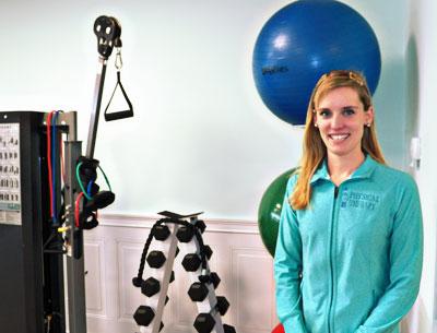 Rachel Lys, a physical therapist from Springs who saw clients at the Montauk Playhouse Community Center, has opened her own business in the hamlet.