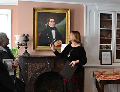 Julie Greene, the curator of “Bridgehampton Whalers: A Farmer’s Life at Sea,” gave a talk last Thursday describing the exhibit, which will remain on display at the Bridgehampton Museum’s Corwith House until April 1.