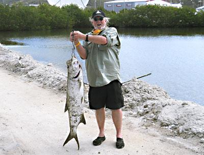 Feared by striped bass, ducks, and all sorts of small game in our neck of the woods, Harvey Bennett of the Tackle Shop in Amagansett recently ventured to the Caribbean, where he outsmarted a tarpon and a saltwater gar.