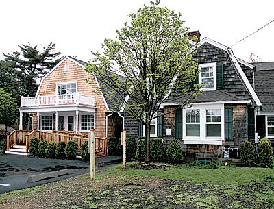 ARF’s Dutch  colonial house grew a matching wing in 2011.