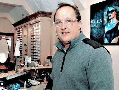 Mark Roeloffs of Roeloffs East Hampton Optical is the third generation in the family business.