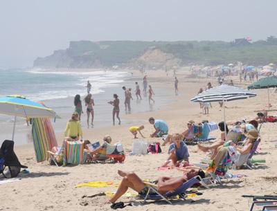 Ditch Plain beach in Montauk, summer 2008