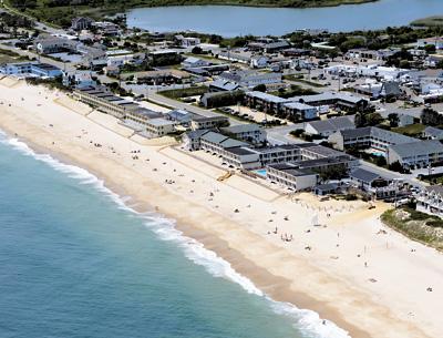 The federal government will pay to plan and design a rebuilt Montauk beach.