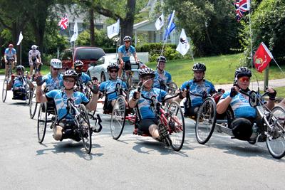 Veterans who have been severely injured in recent wars will ride through Amagansett, Montauk, East Hampton, and Sag Harbor on July 20. It is the 10th anniversary of Soldier Ride, a cause born at the Stephen Talkhouse in Amagansett out of an idea from Chris Carney, a former bartender at the nightclub.