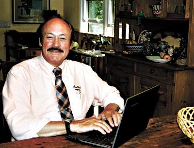 Bruce Weed, once a restaurateur, now has some of the area’s best restaurants as clients for his computer business.