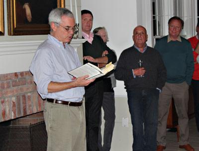 David Margolick read from his latest tome, “Dreadful,” at one of Saturday night’s One for the Books cocktail parties raising money for Sag Harbor’s library.