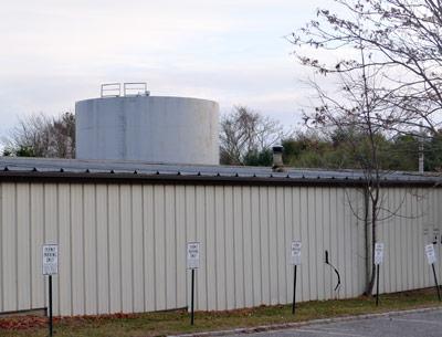 As many as 12 cellphone antennas may be installed on a 180,000-gallon fuel oil tank at P.C. Schenck on Newtown Lane.