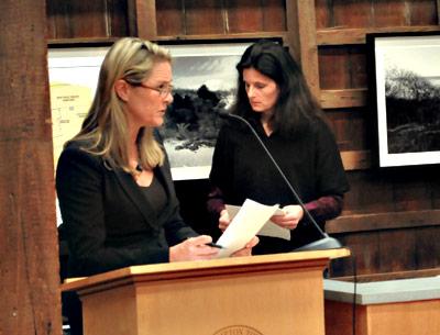 Laurie Wiltshire represented the Talmage family at an East Hampton Town Board hearing last Thursday.