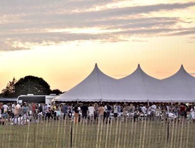 Soldier Ride, a charity that raises money for wounded military veterans, has for several years hosted the Rock the Farm benefit on the former farmland along Montauk Highway in Amagansett.