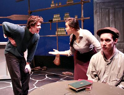 Last year at Guild Hall, Stephen Hamilton directed “The Cripple of Inishmaan,” a scene from which with Evan Daves, Georgia Warner, and Christopher Imbrosciano is shown above. This year he will direct “Red” by John Logan.