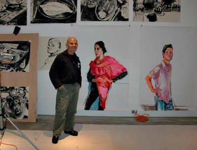 Jack Ceglic in his East Hampton studio