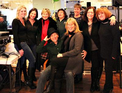 It’s official: The Montauk Friends of Erin Ladies Auxiliary approves the selection of Paul Monte, center, the general manager of Gurney’s Inn, as the next grand marshal of the March 23 St. Patrick’s Day Parade.