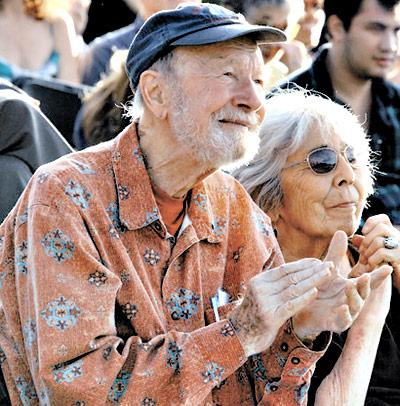 Pete and Toshi Seeger