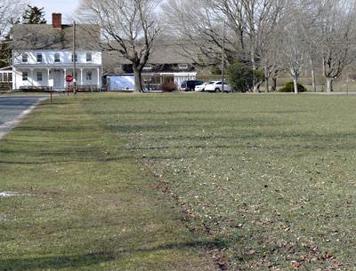 East Hampton Town will contribute $3.5 million to buy the development rights for more than four acres of farmland at Beach Lane and Wainscott Mail Street. The Peconic Land Trust will pay the remaining $3.5 million.