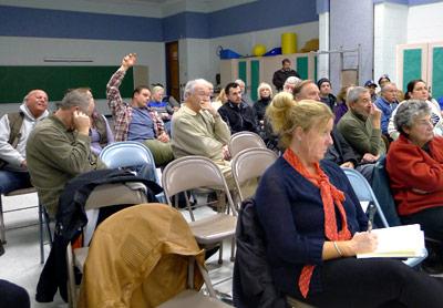 Cabbies in the audience at a Montauk Citizens Advisory Committee meeting listened closely as the group discussed new town taxi legislation.