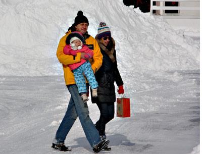 Melted snow and rain — the total precipitation for the month — was 4.13 inches.