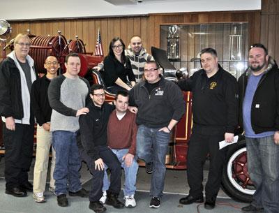 Ten of the 11 advanced life support providers hired by the Amagansett Fire District for a new partially paid ambulance service were at a meeting Tuesday.